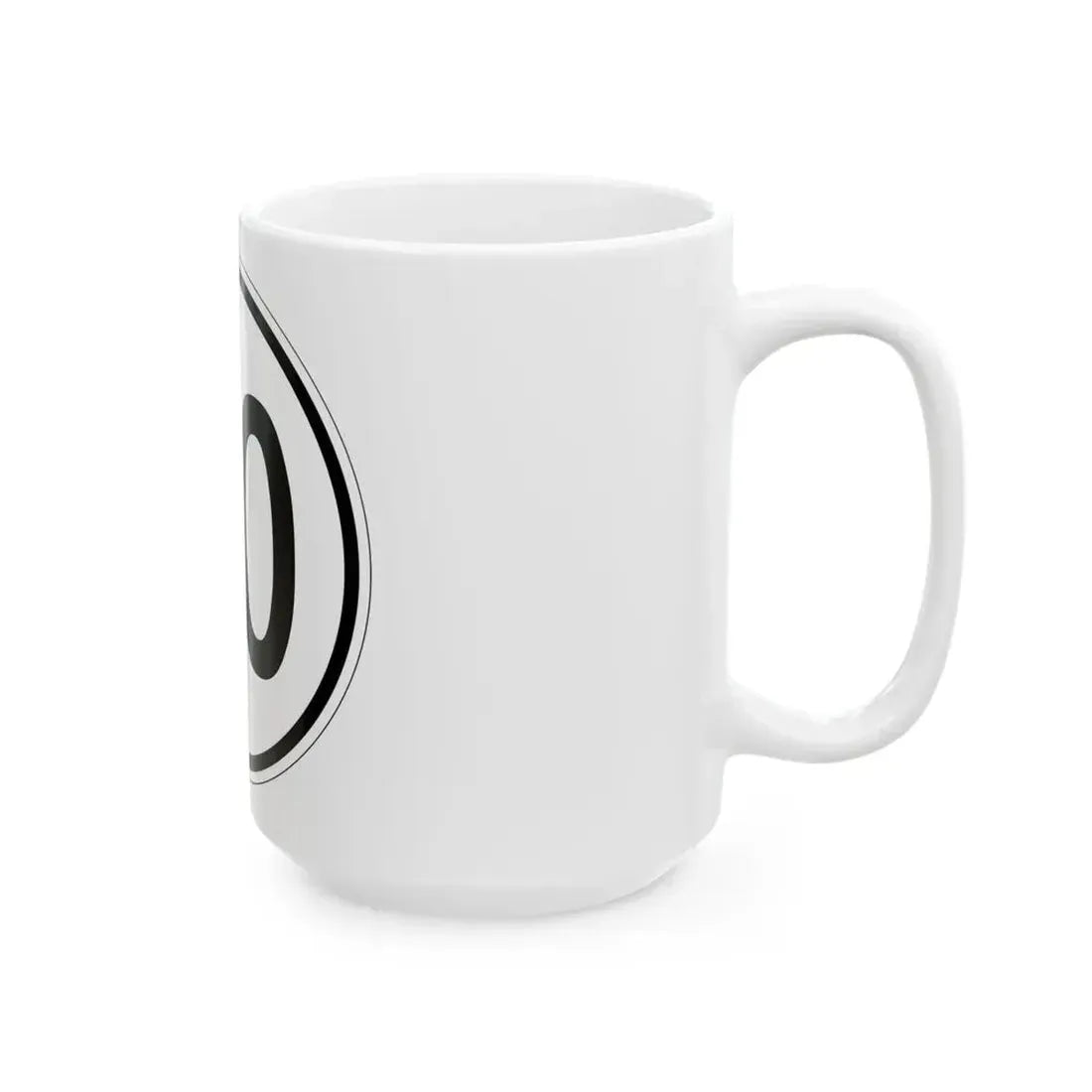 Iowa 60 1950 (Iowa) (Road Sign) White Coffee Mug - Go Mug Yourself