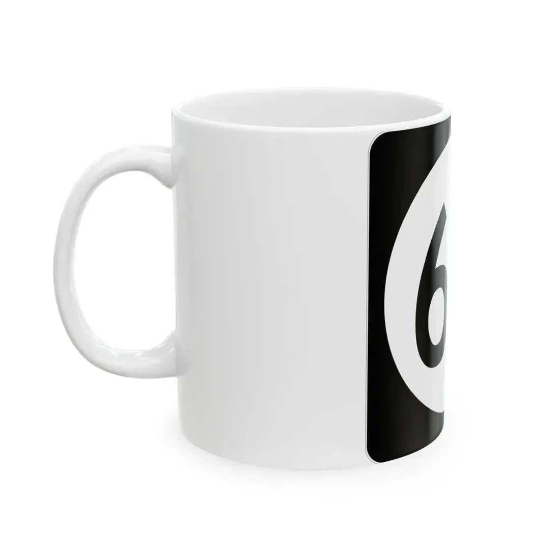 Iowa 60 (Iowa) (Road Sign) White Coffee Mug - Go Mug Yourself