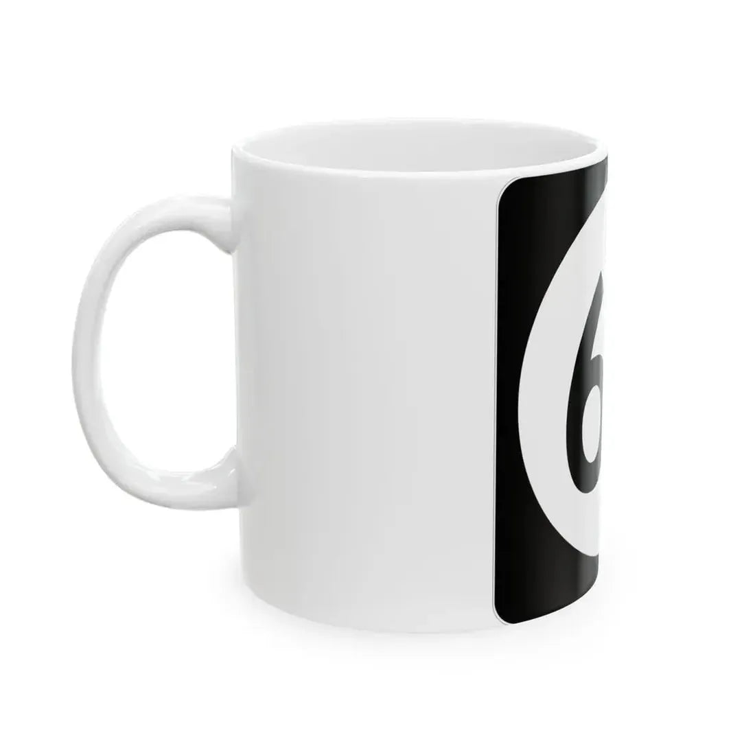 Iowa 67 (Iowa) (Road Sign) White Coffee Mug - Go Mug Yourself