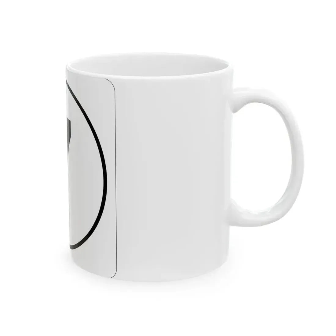 Iowa 7 1948 (Iowa) (Road Sign) White Coffee Mug - Go Mug Yourself