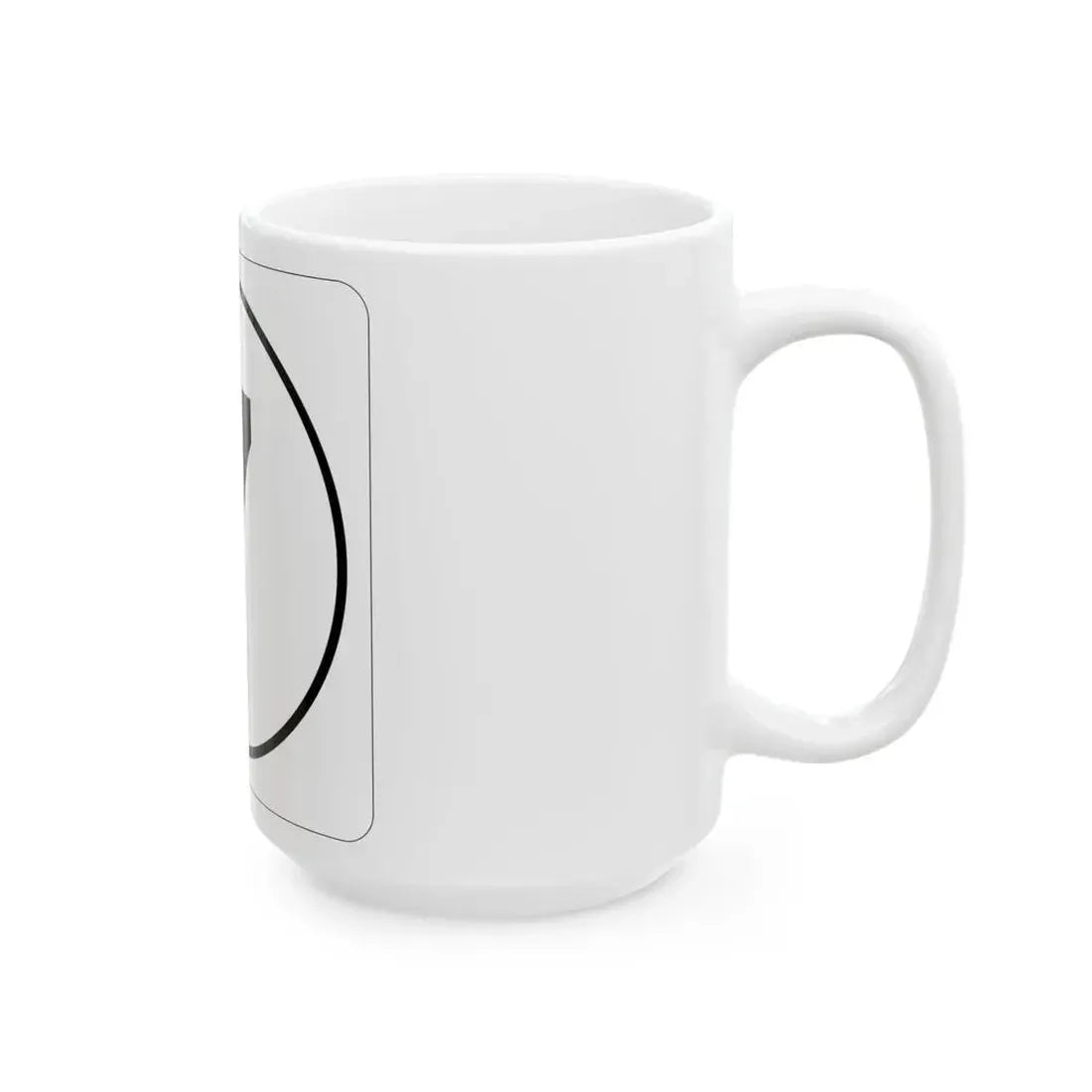 Iowa 7 1948 (Iowa) (Road Sign) White Coffee Mug - Go Mug Yourself