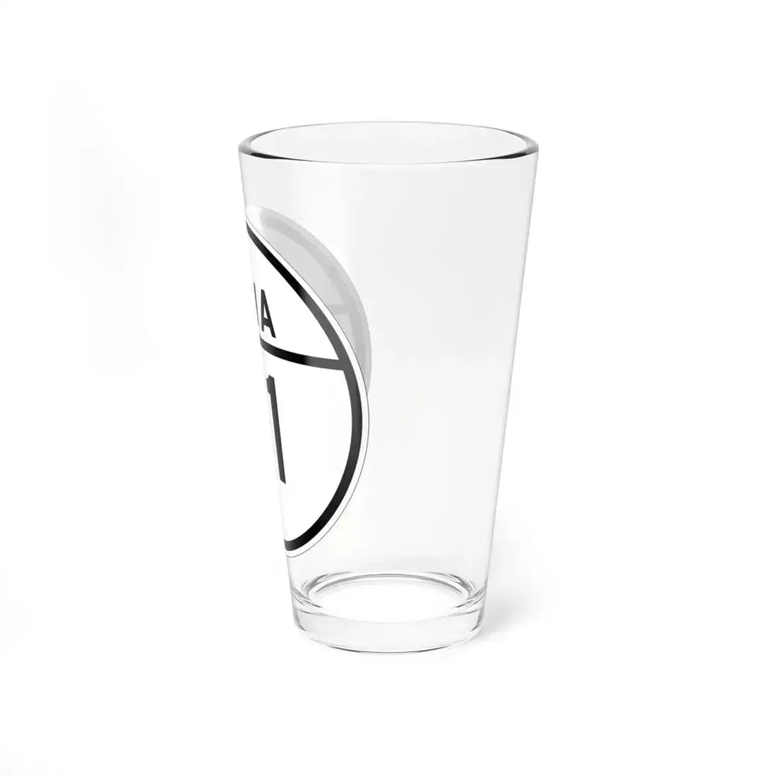 Iowa 71 1926 (Iowa) (Road Sign) Pint Glass 16oz - Go Mug Yourself