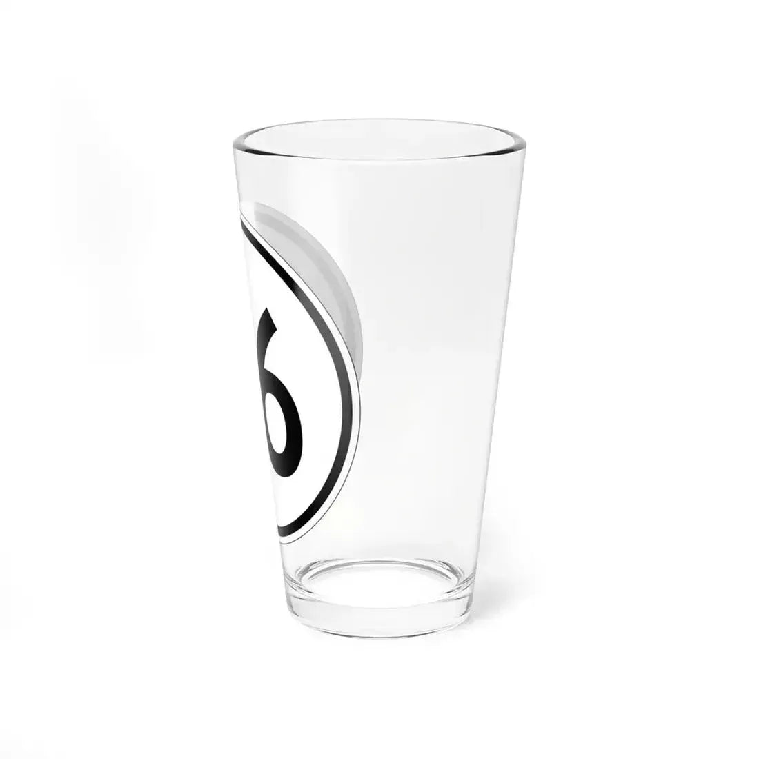 Iowa 76 1950 (Iowa) (Road Sign) Pint Glass 16oz - Go Mug Yourself