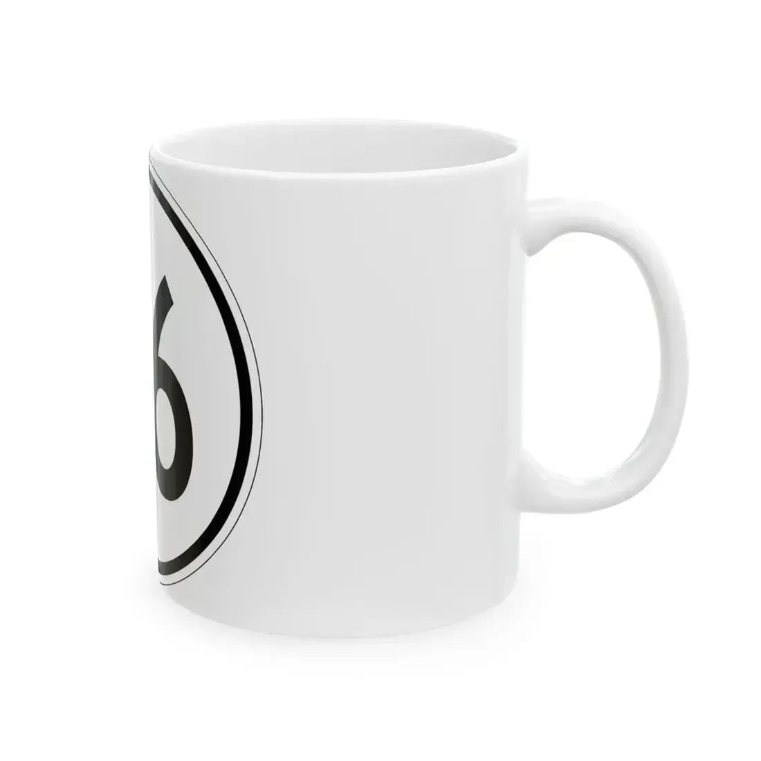 Iowa 76 1950 (Iowa) (Road Sign) White Coffee Mug - Go Mug Yourself