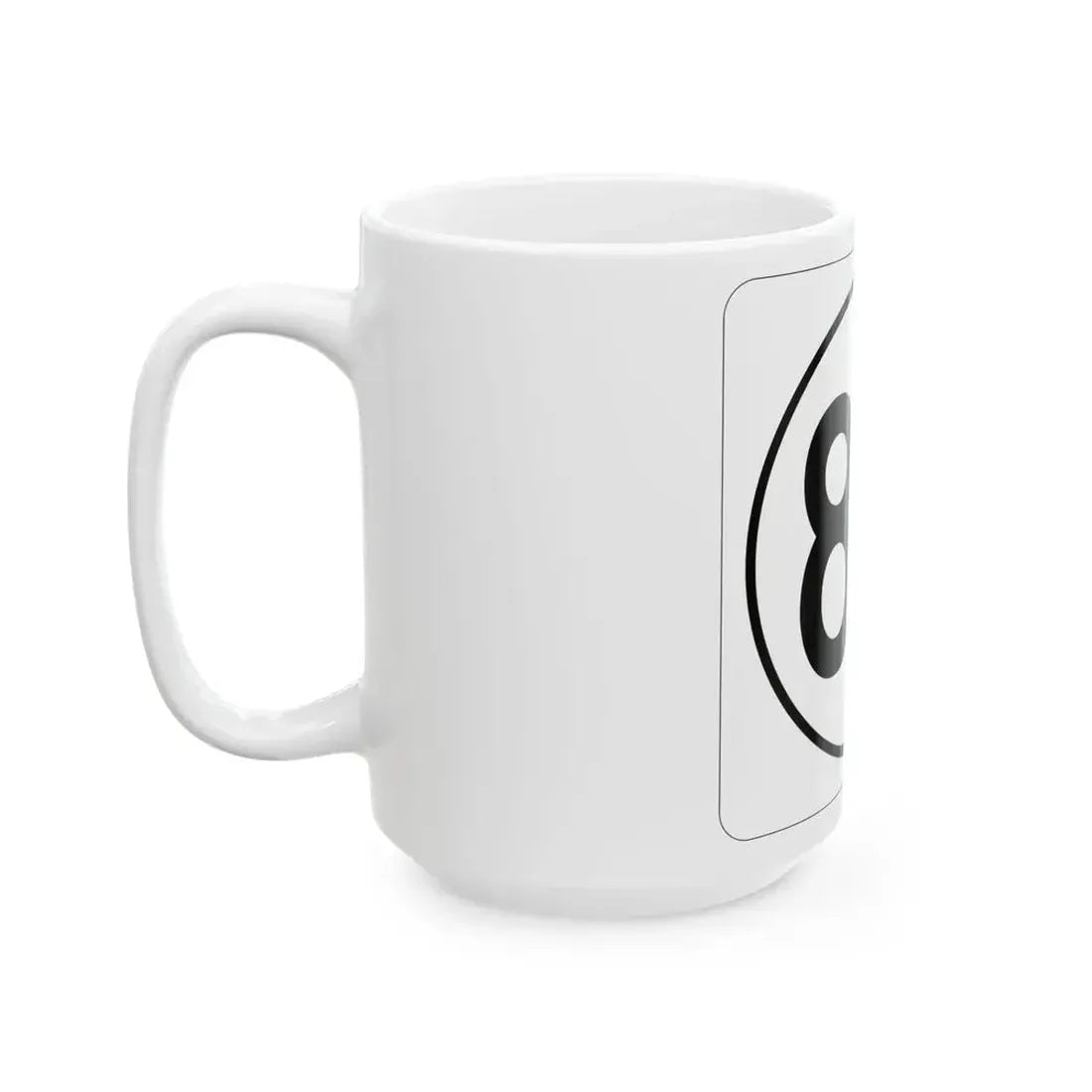 Iowa 80 1948 (Iowa) (Road Sign) White Coffee Mug - Go Mug Yourself