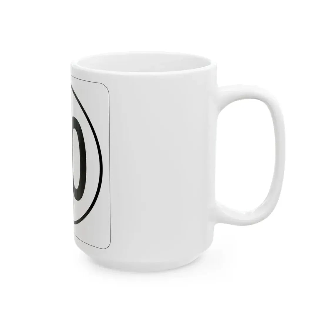 Iowa 80 1948 (Iowa) (Road Sign) White Coffee Mug - Go Mug Yourself