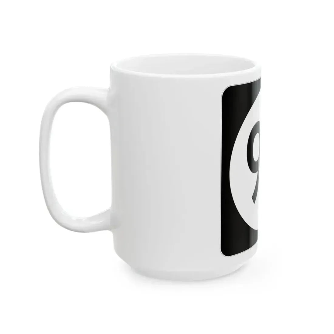 Iowa 94 (Iowa) (Road Sign) White Coffee Mug - Go Mug Yourself