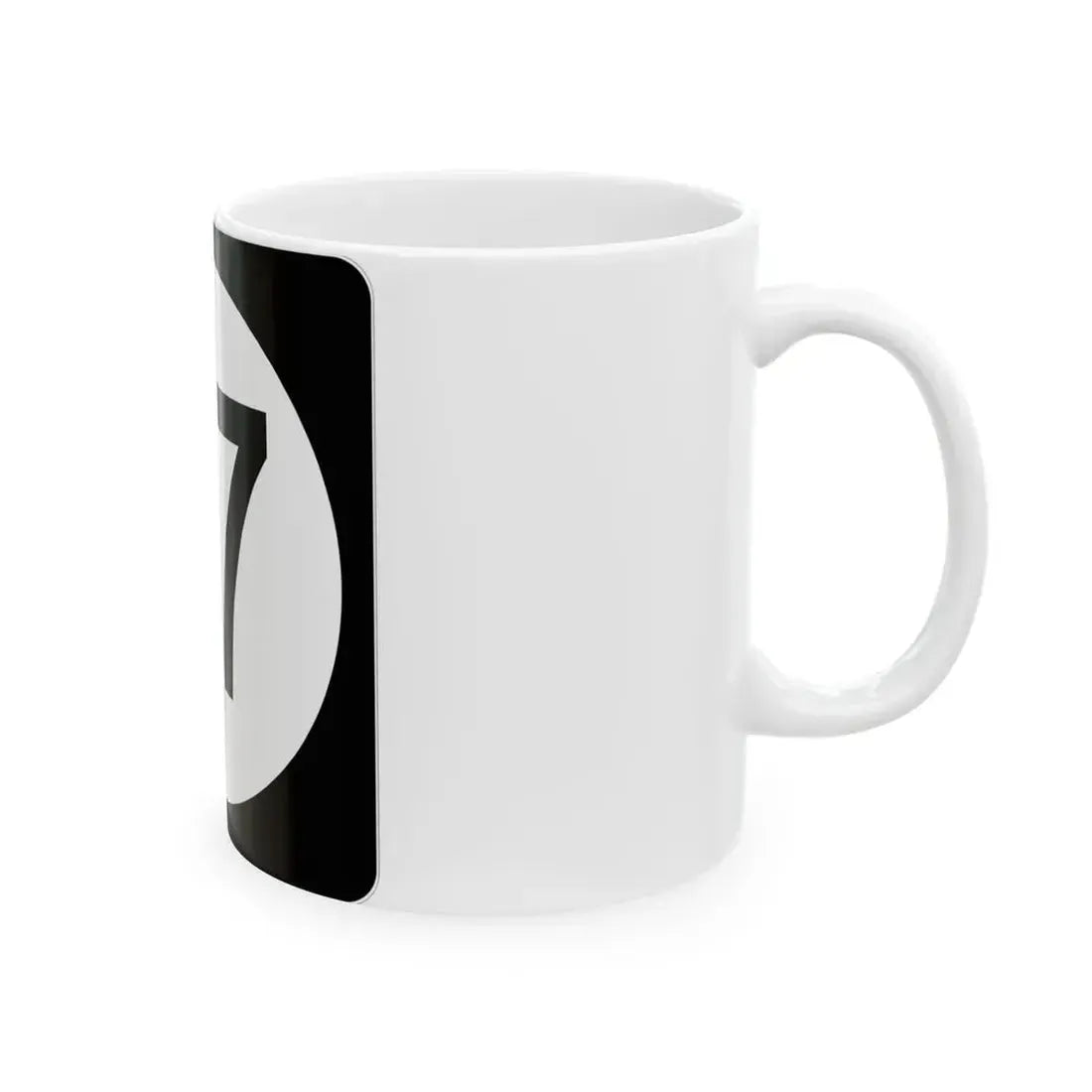 Iowa 97 (Iowa) (Road Sign) White Coffee Mug - Go Mug Yourself