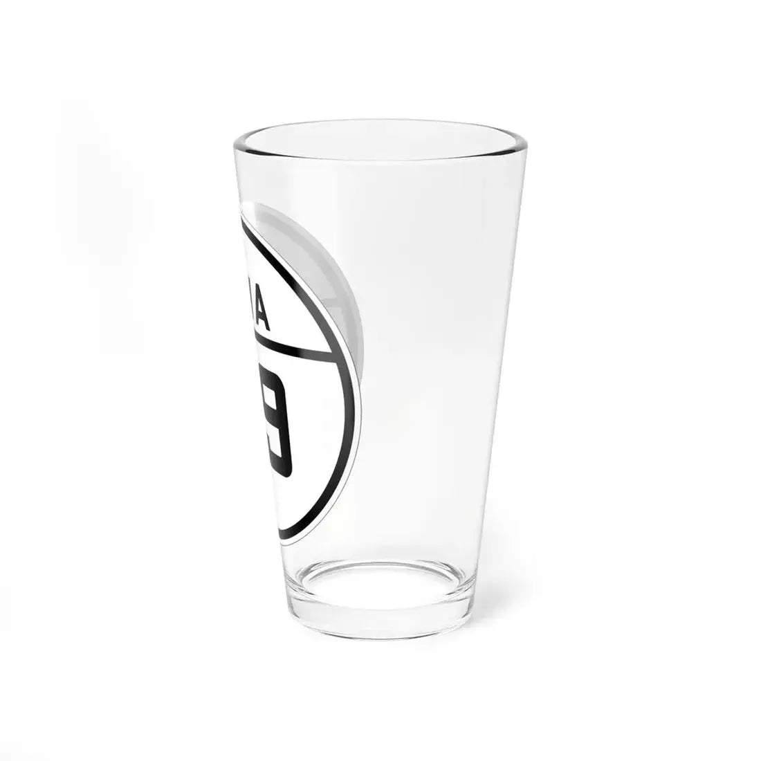 Iowa 99 1926 (Iowa) (Road Sign) Pint Glss 16oz - Go Mug Yourself