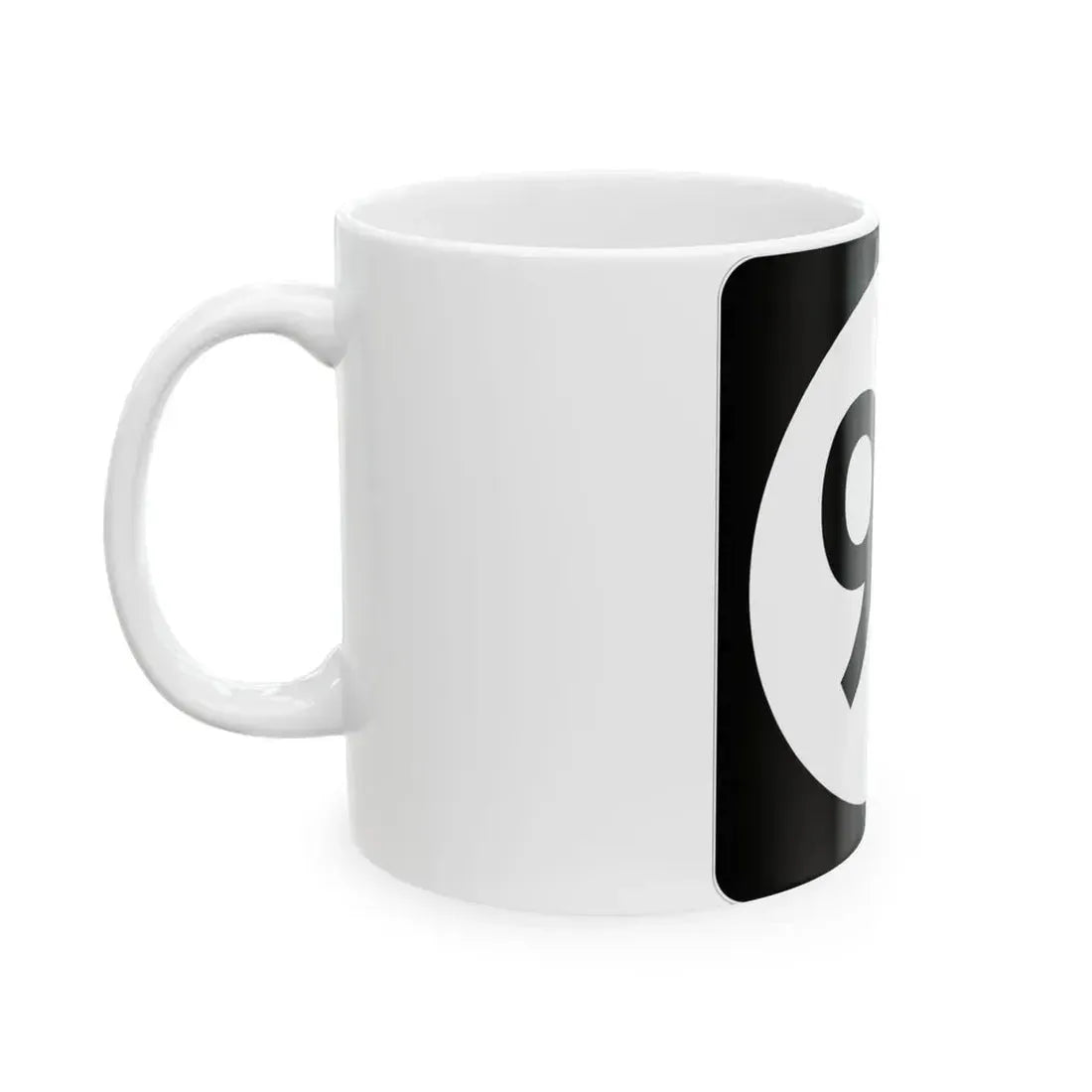 Iowa 99 (Iowa) (Road Sign) White Coffee Mug - Go Mug Yourself