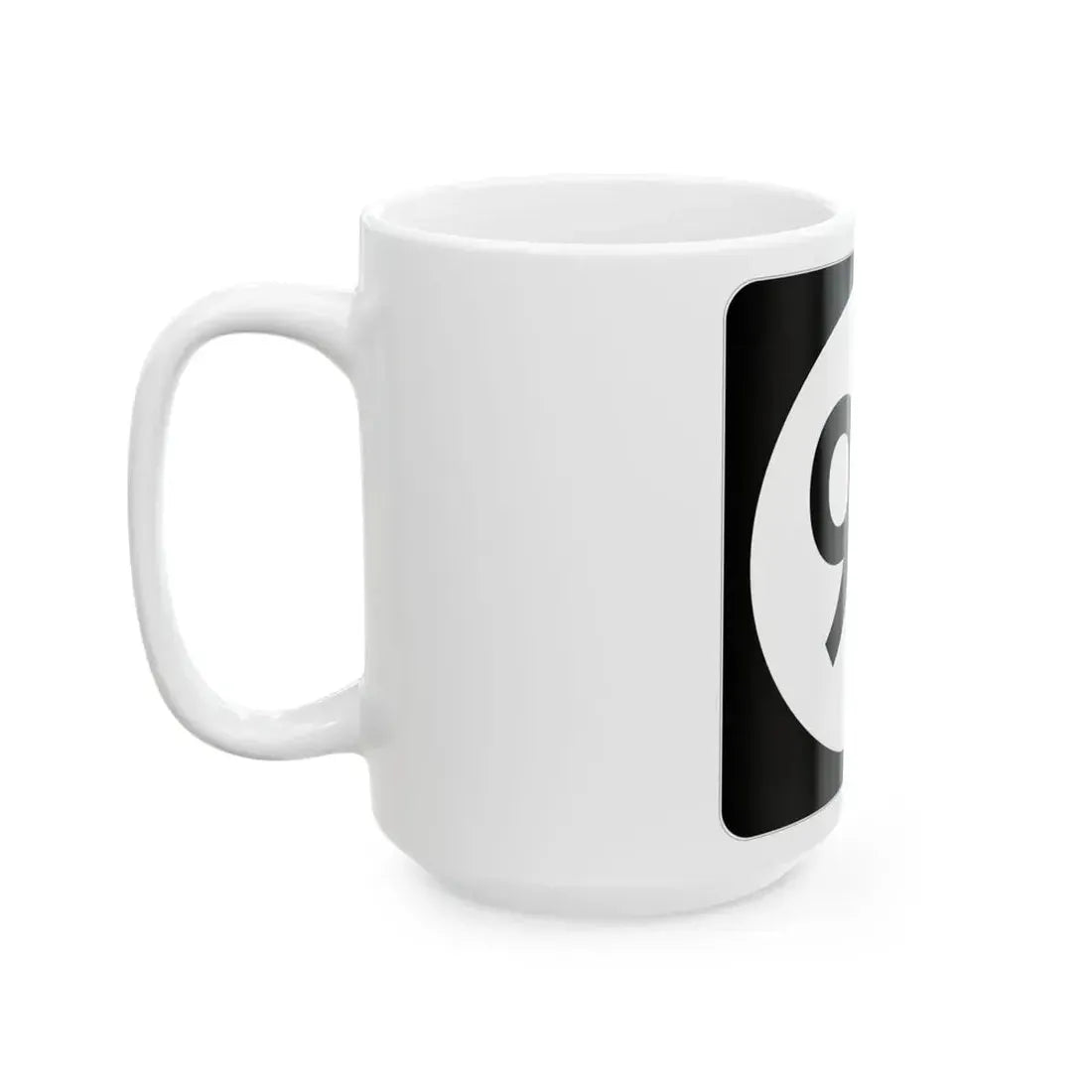 Iowa 99 (Iowa) (Road Sign) White Coffee Mug - Go Mug Yourself