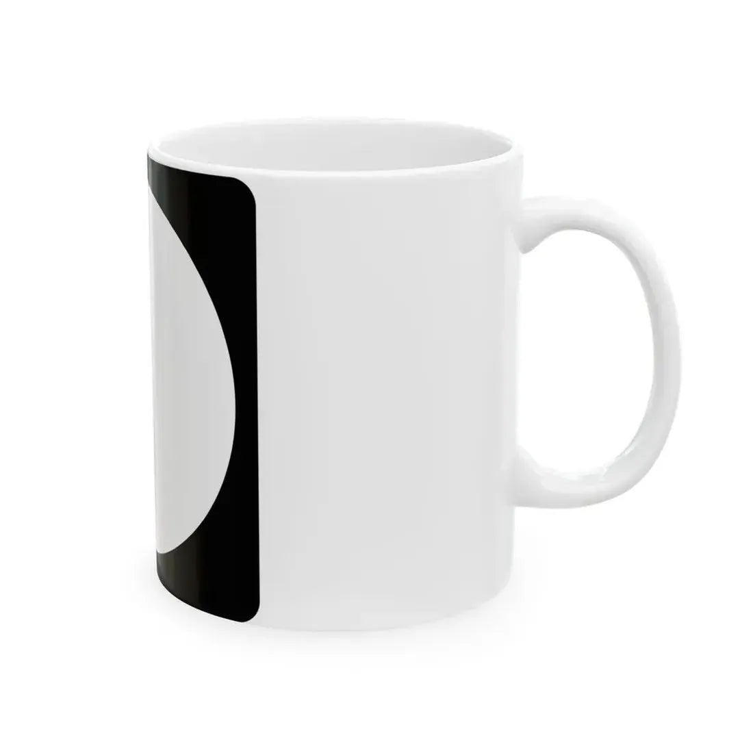 Iowa blank (Iowa) (Road Sign) White Coffee Mug - Go Mug Yourself