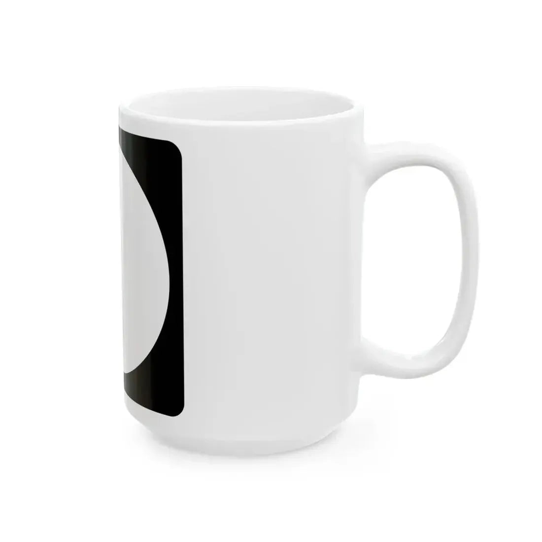 Iowa blank (Iowa) (Road Sign) White Coffee Mug - Go Mug Yourself