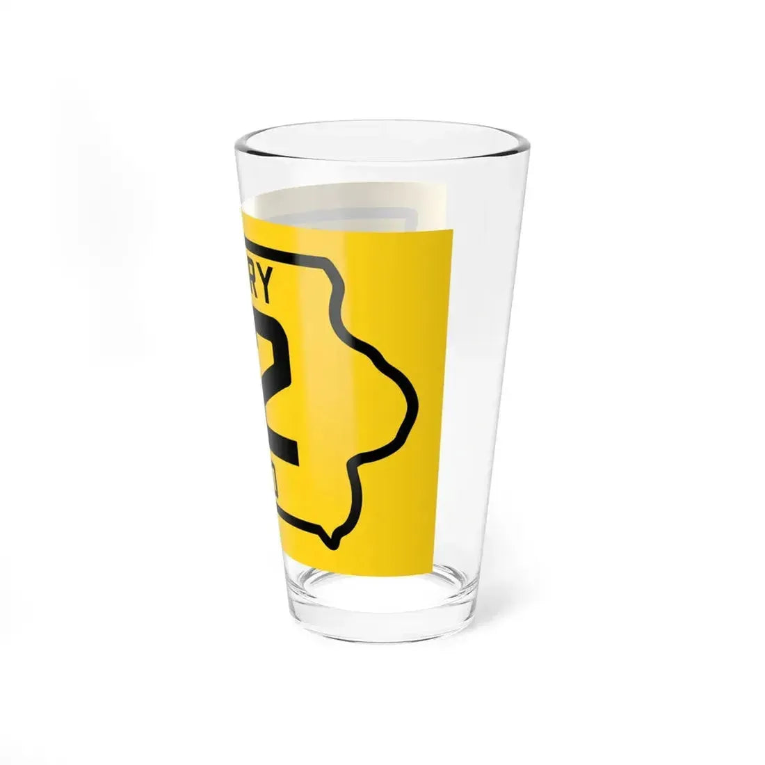 Iowa Primary 22 (Iowa) (Road Sign) Pint Glass 16oz - Go Mug Yourself