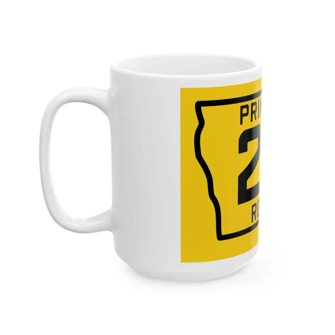 Iowa Primary 27 (Iowa) (Road Sign) White Coffee Mug - Go Mug Yourself