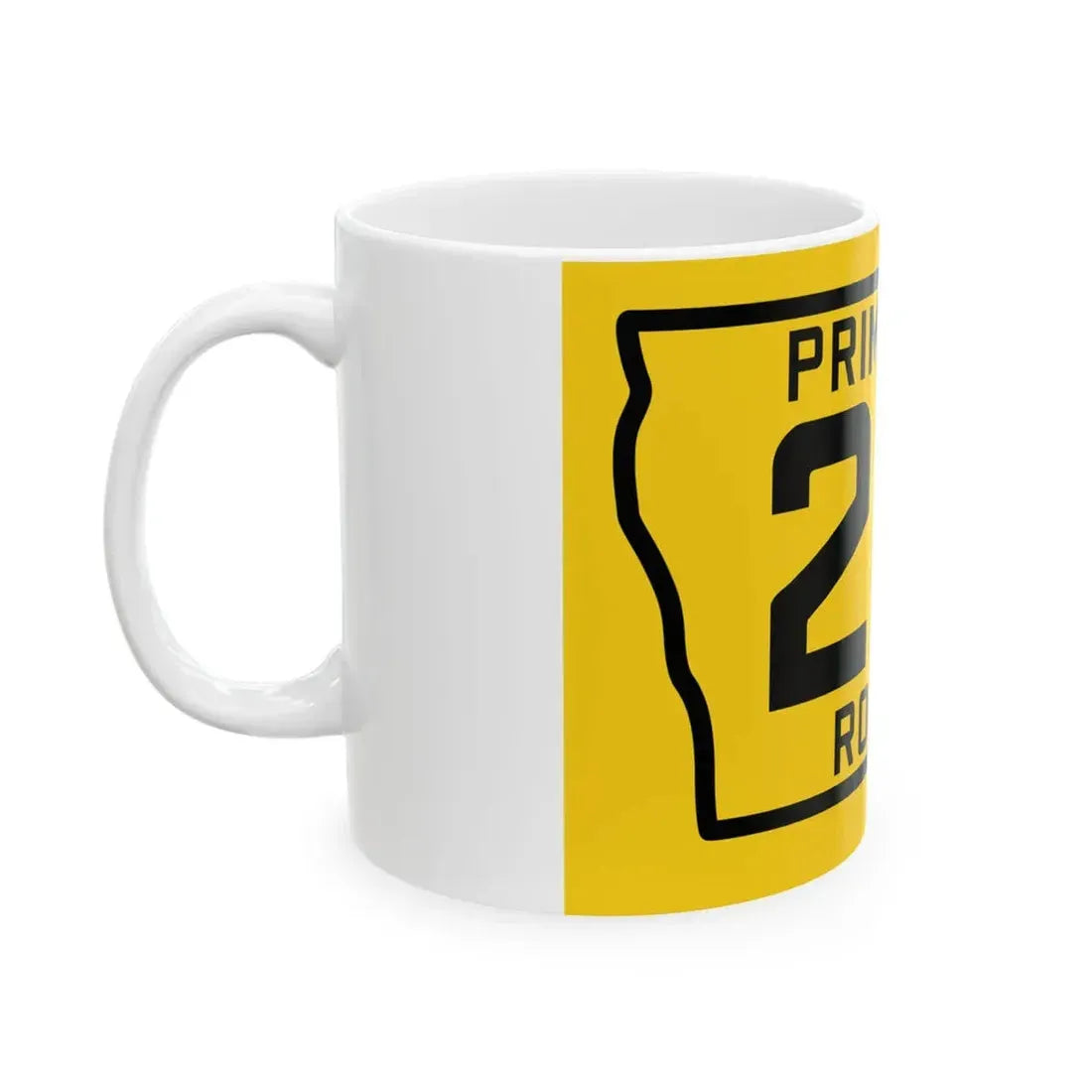 Iowa Primary 29 (Iowa) (Road Sign) White Coffee Mug - Go Mug Yourself