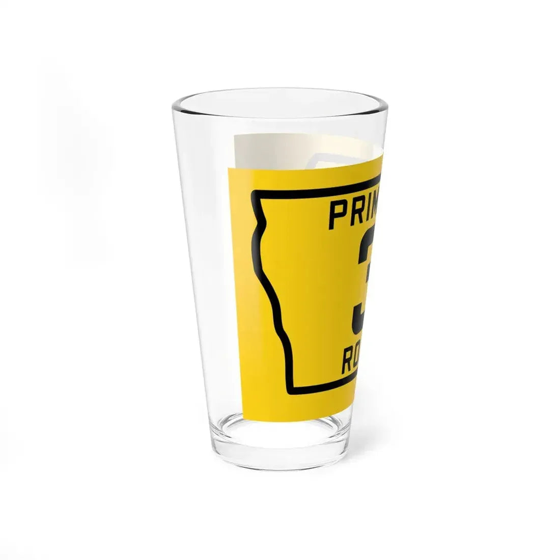 Iowa Primary 3 (Iowa) (Road Sign) Pint Glss 16oz - Go Mug Yourself