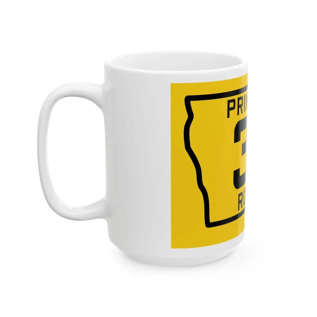 Iowa Primary 31 (Iowa) (Road Sign) White Coffee Mug - Go Mug Yourself