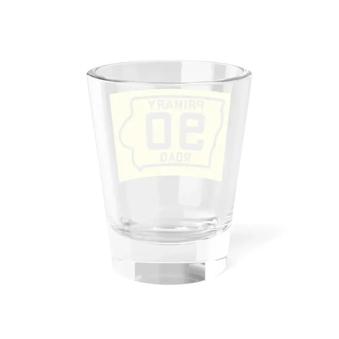 Iowa Primary 90 (Iowa) (Road Sign) Shot Glass 1.5oz - Go Mug Yourself