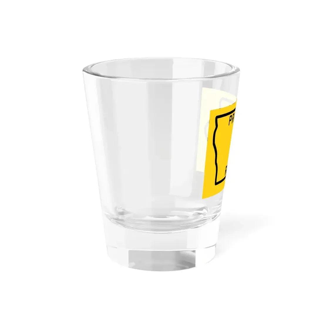 Iowa Primary blank (Iowa) (Road Sign) Shot Glass 1.5oz - Go Mug Yourself