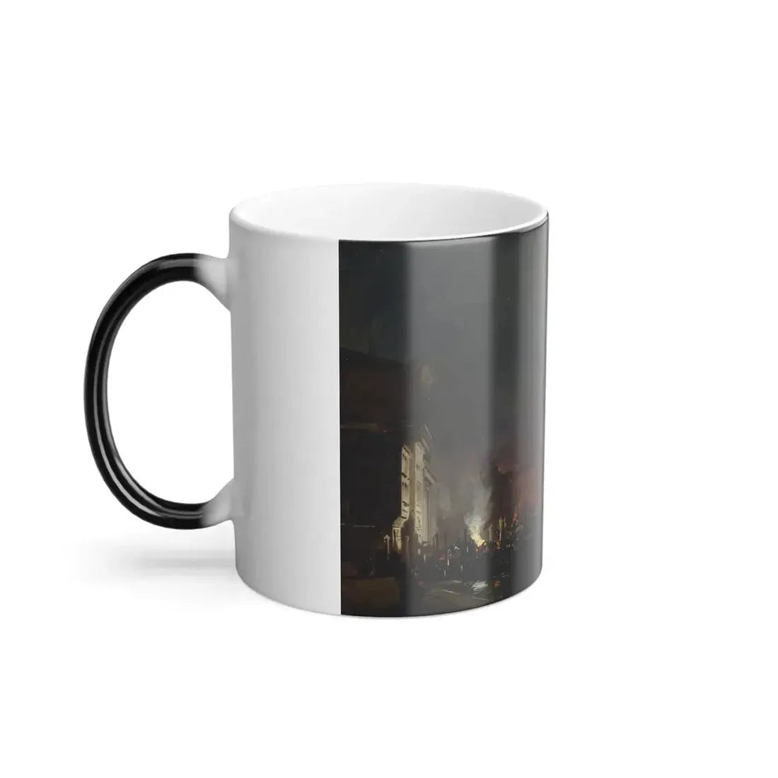Ippolito Caffi (1809-1866) Venezia, Serenata sul Canal Grande - Olio su Cartoncino Intelato 1858 - Color Changing Mug 11oz - Go Mug Yourself
