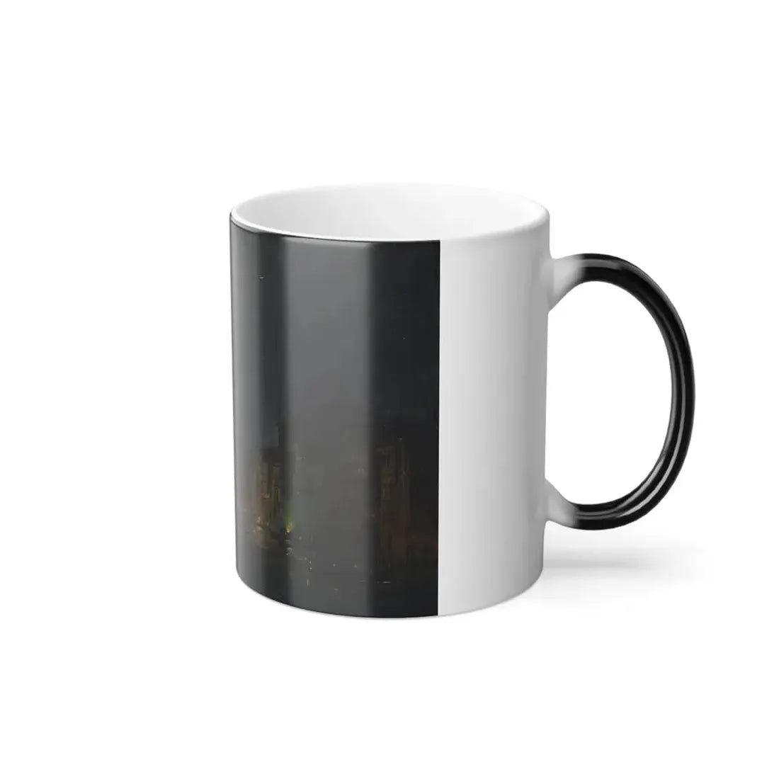 Ippolito Caffi (1809-1866) Venezia, Serenata sul Canal Grande - Olio su Cartoncino Intelato 1858 - Color Changing Mug 11oz - Go Mug Yourself