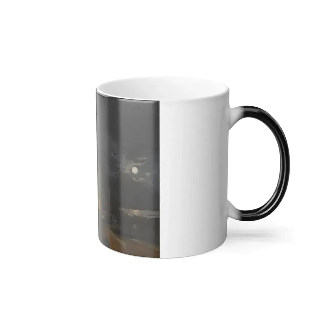 Ippolito Caffi (1809-1866) Venice, Nocturnal Festivities on the Via Eugenia (today Via Garibaldi) - Color Changing Mug 11oz - Go Mug Yourself