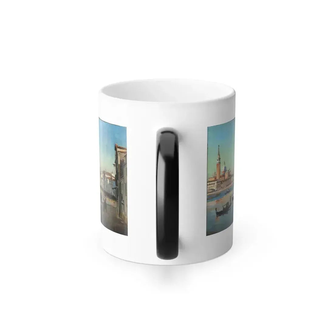 Ippolito Caffi (1809-1866) Venice, Panorama from Veneta Marina Bridge - 1858 - Color Changing Mug 11oz - Go Mug Yourself