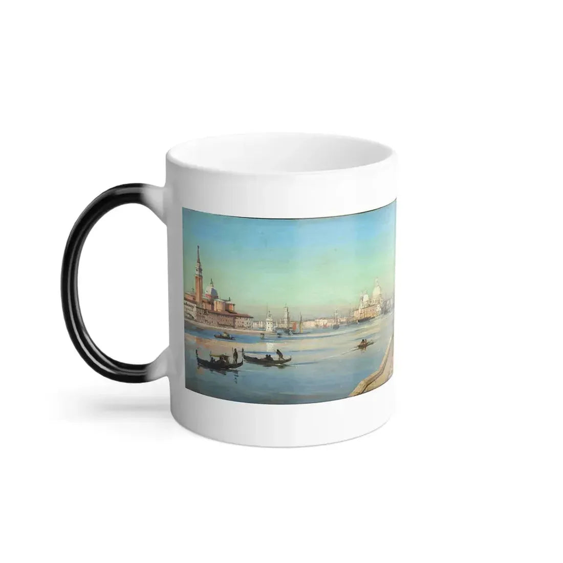 Ippolito Caffi (1809-1866) Venice, Panorama from Veneta Marina Bridge - 1858 - Color Changing Mug 11oz - Go Mug Yourself