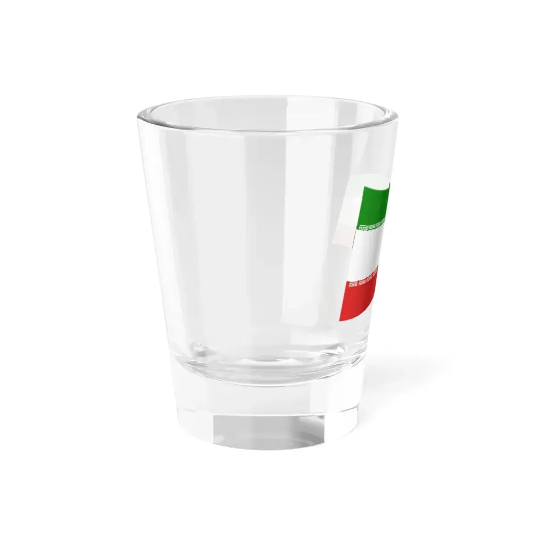 Iran Flag - iconic waving (Iran) Shot Glass 1.5oz - Go Mug Yourself