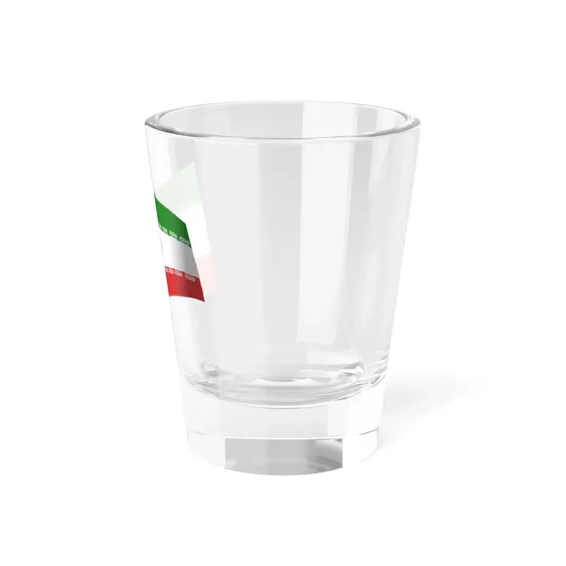 Iran Flag - iconic waving (Iran) Shot Glass 1.5oz - Go Mug Yourself
