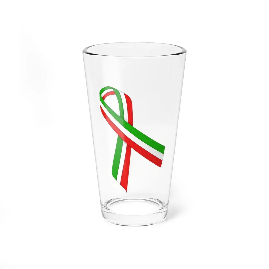 Iran Italy and Mexico ribbon (Iran) Pint Glass 16oz 16oz - Go Mug Yourself