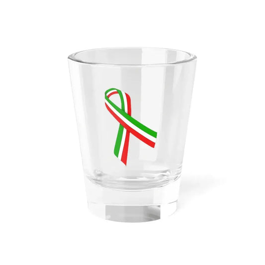 Iran Italy and Mexico ribbon (Iran) Shot Glass 1.5oz 1.5oz - Go Mug Yourself