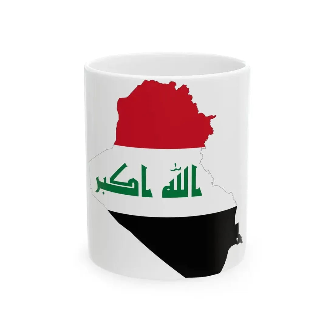 Iraq-Flagmap (Iraq) White Coffee Mug 11oz - Go Mug Yourself