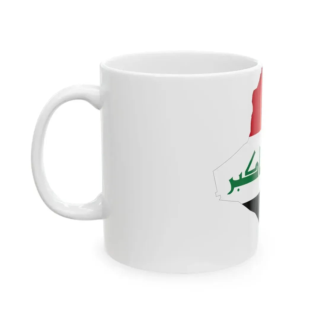 Iraq-Flagmap (Iraq) White Coffee Mug - Go Mug Yourself