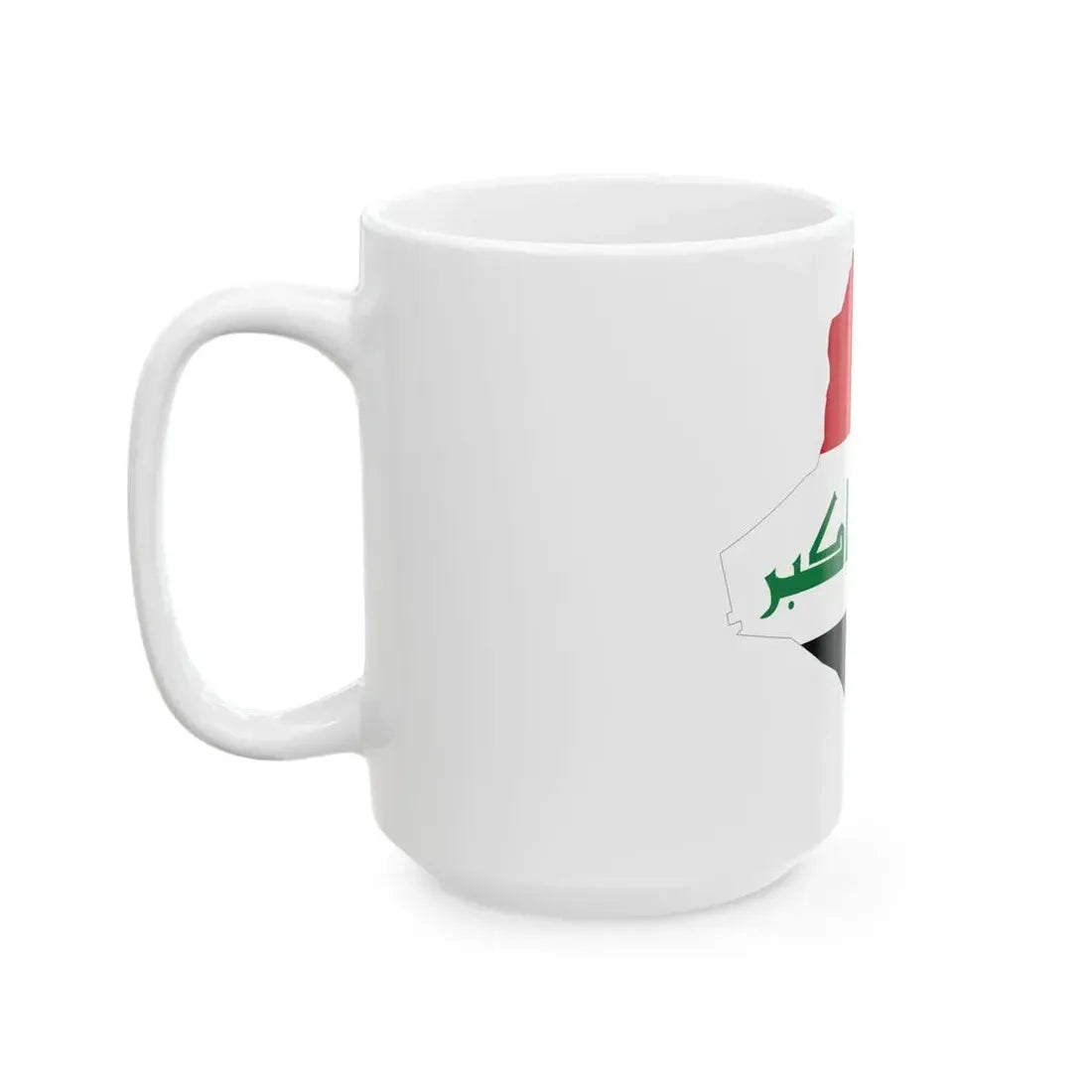 Iraq-Flagmap (Iraq) White Coffee Mug - Go Mug Yourself