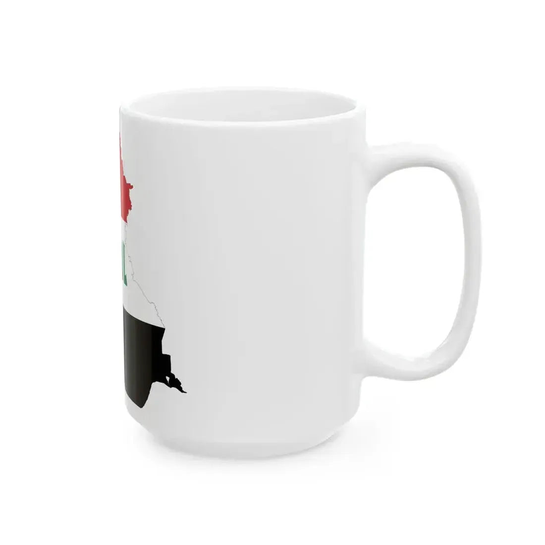 Iraq-Flagmap (Iraq) White Coffee Mug - Go Mug Yourself
