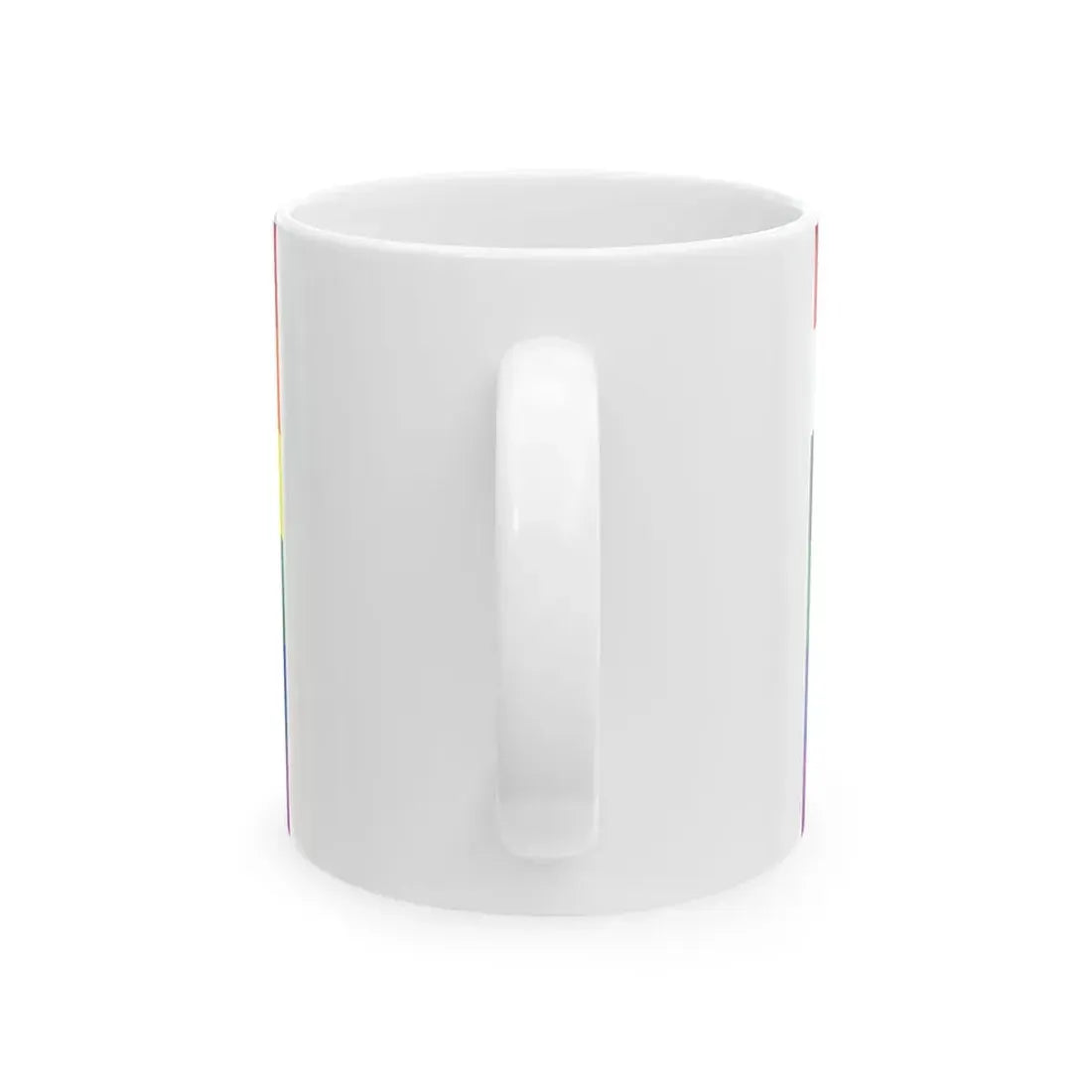 Iraq Rainbow Flag 2004-2008 (Iraq) White Coffee Mug - Go Mug Yourself