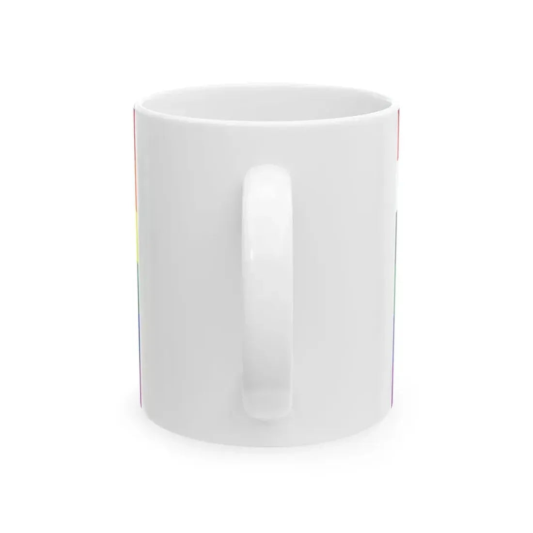Iraq Rainbow Flag (Iraq) White Coffee Mug - Go Mug Yourself