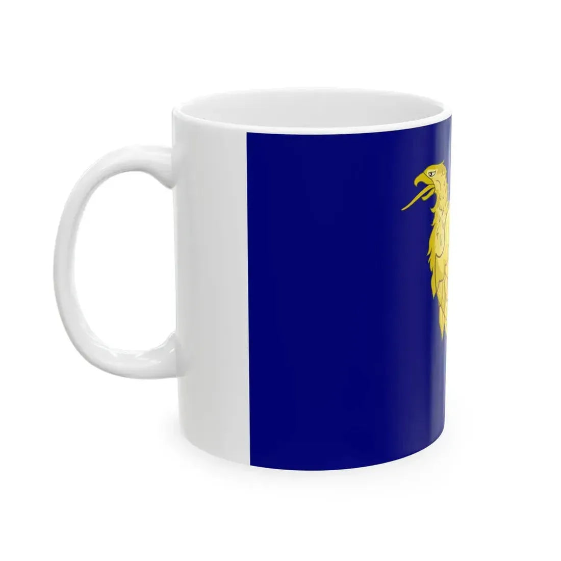 Ireland Eagle Harp Flag (Ireland) White Coffee Mug - Go Mug Yourself