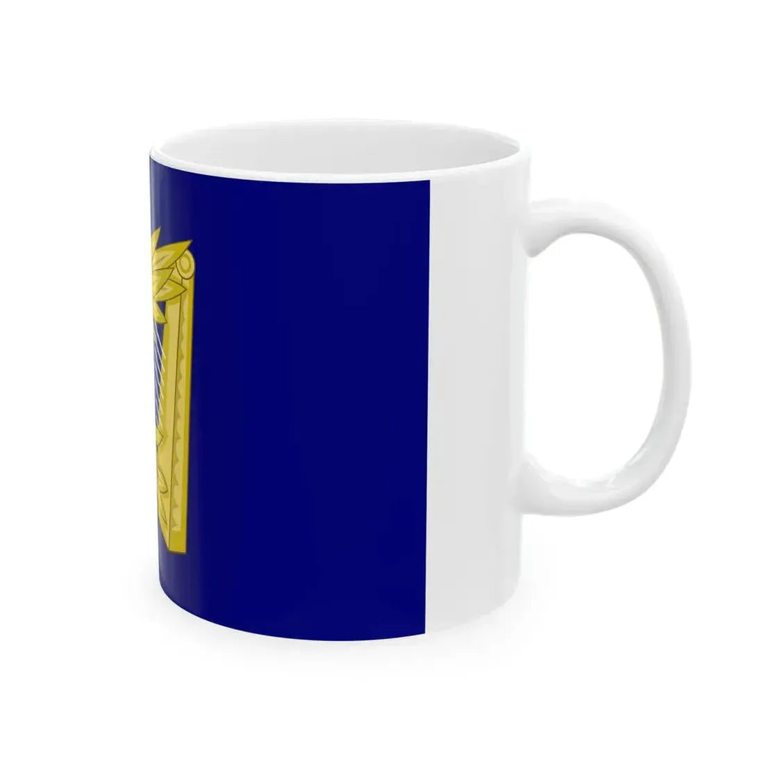Ireland Eagle Harp Flag (Ireland) White Coffee Mug - Go Mug Yourself