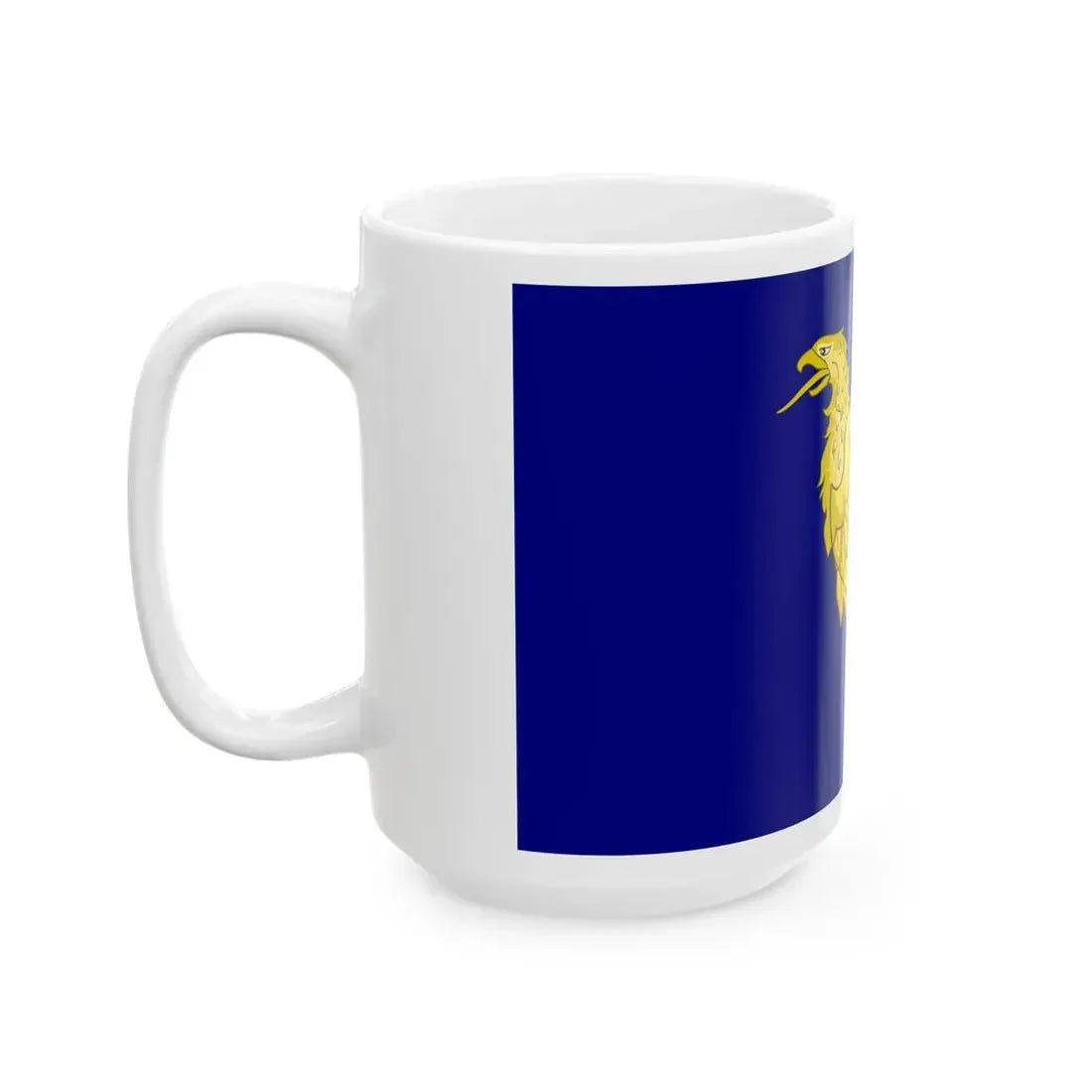 Ireland Eagle Harp Flag (Ireland) White Coffee Mug - Go Mug Yourself