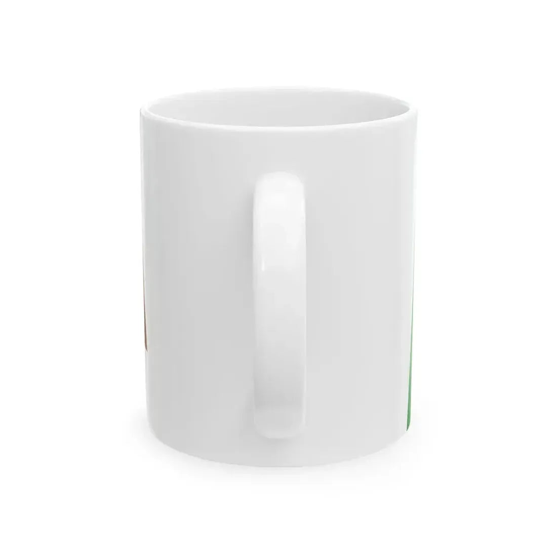Ireland Flag - iconic waving (Ireland) White Coffee Mug - Go Mug Yourself