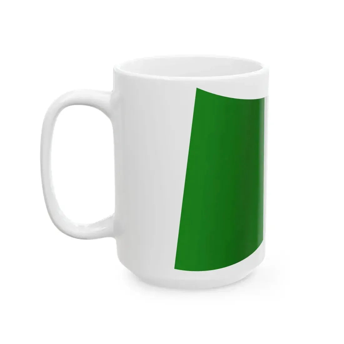 Ireland Flag - iconic waving (Ireland) White Coffee Mug - Go Mug Yourself
