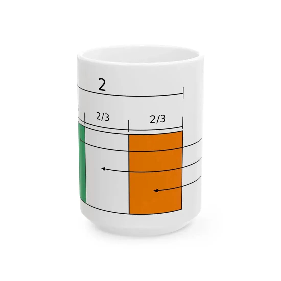 Ireland-he (Ireland) White Coffee Mug 15oz - Go Mug Yourself