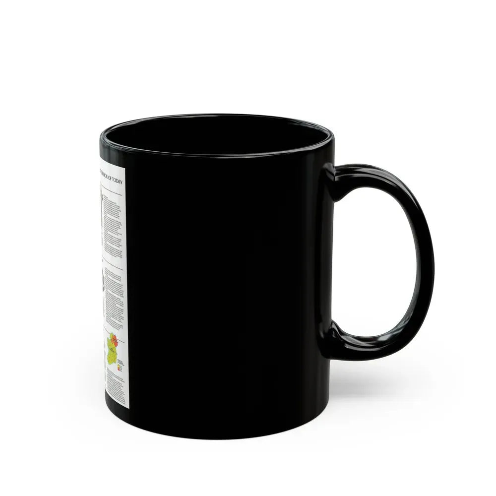 Ireland - Historic Pre-Christian to the Modern Day (1981) (Map) Black Coffee Mug - Go Mug Yourself