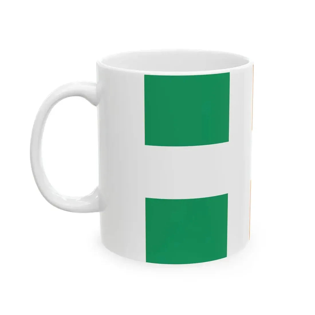Ireland Nordic flag proposal (Ireland) White Coffee Mug - Go Mug Yourself