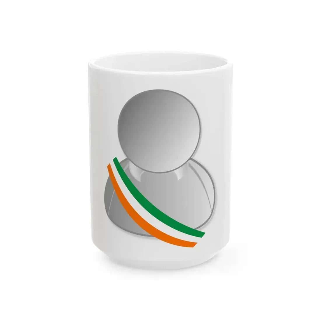 Ireland politic personality icon (Ireland) White Coffee Mug 15oz - Go Mug Yourself