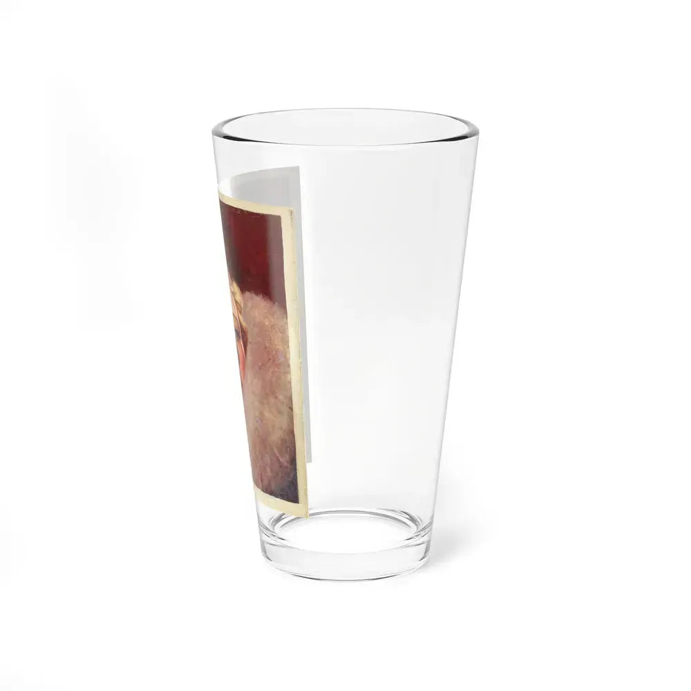 Irene Dunne, original movie magazine cover illustration, circa 1930s - Pint Glass 16oz - Go Mug Yourself