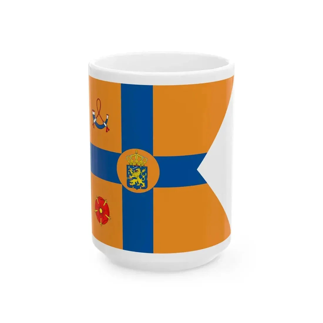 Irene Margriet en Christina vlag (Netherlands) White Coffee Mug 15oz - Go Mug Yourself